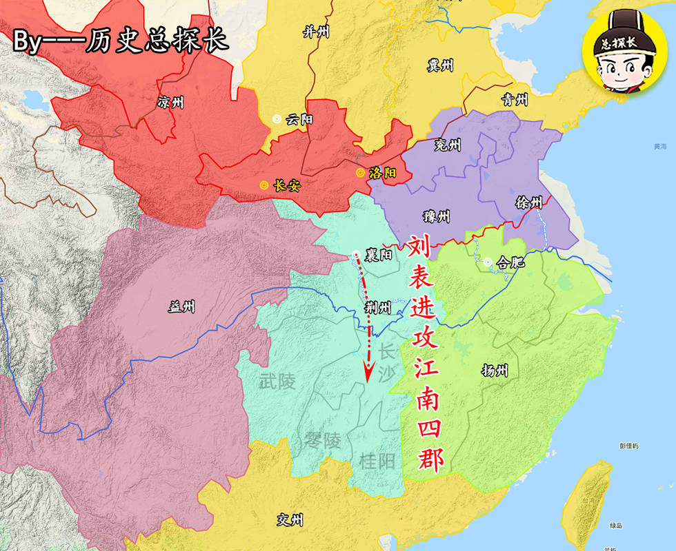 原創解析東漢戰爭江北大亂局江東政局不穩益州復起叛亂