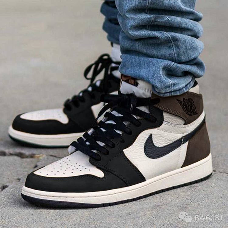 air jordan 1 high og" dark mocha"aj1乔1 555088-105 黑摩卡 小倒钩