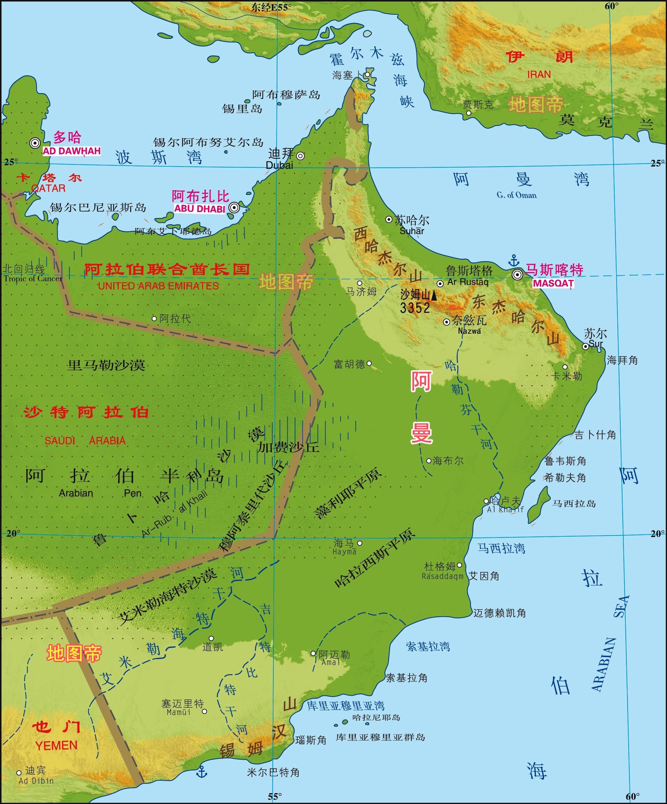 瓜达尔港高清地图图片