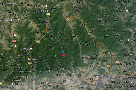 从卫星图看封门鬼村的风水