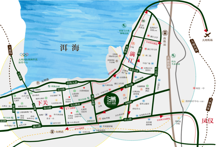 云南大理满江最新规划图片