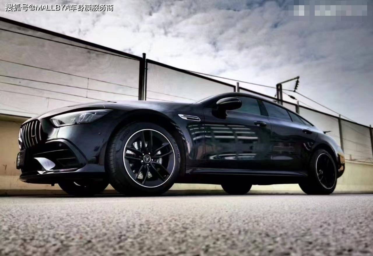 奔驰amg gt50改色亮黑 个性突出优雅还在