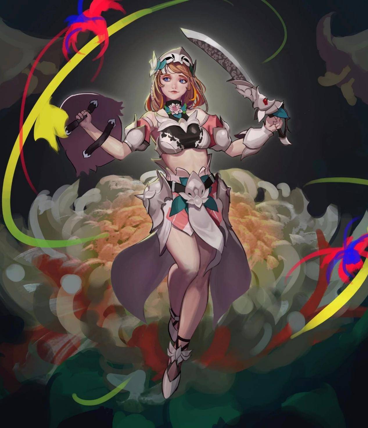 日韩风角色原画作品欣赏当萌妹子挥舞皮鞭会是什么体验