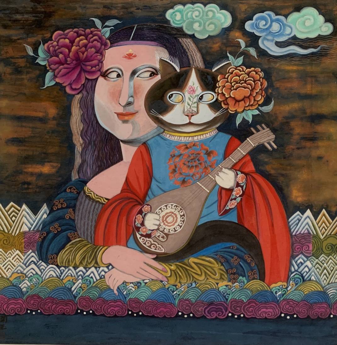 画家·猫咪——品味范开玉的喵星族系列组画