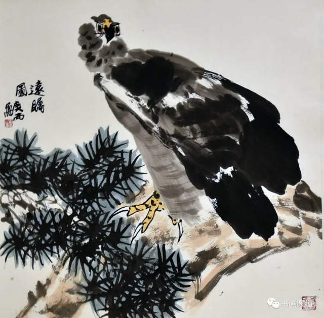 《天山雪霁图》(89cm*47cm)h03045 郭怡宷《报春》(68cm*68cm)h03024