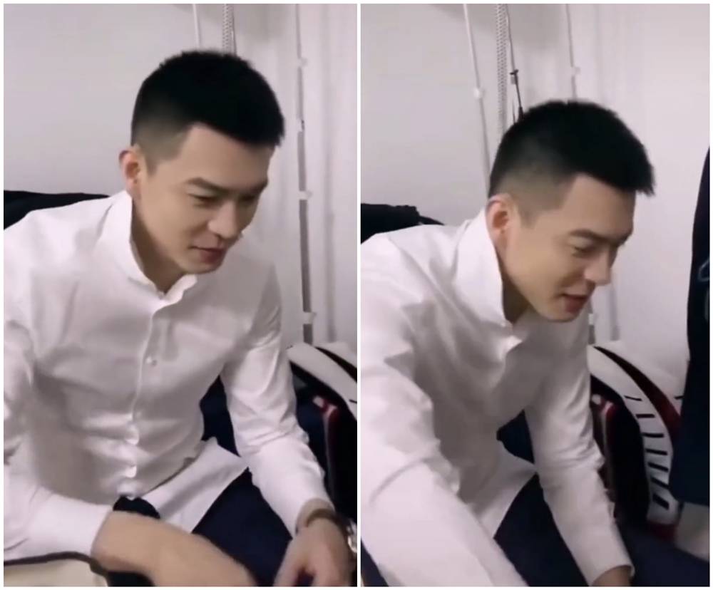 友人曝光杨鸣更衣视频 脸确实很帅 可运动型男怎么也有小肚子?