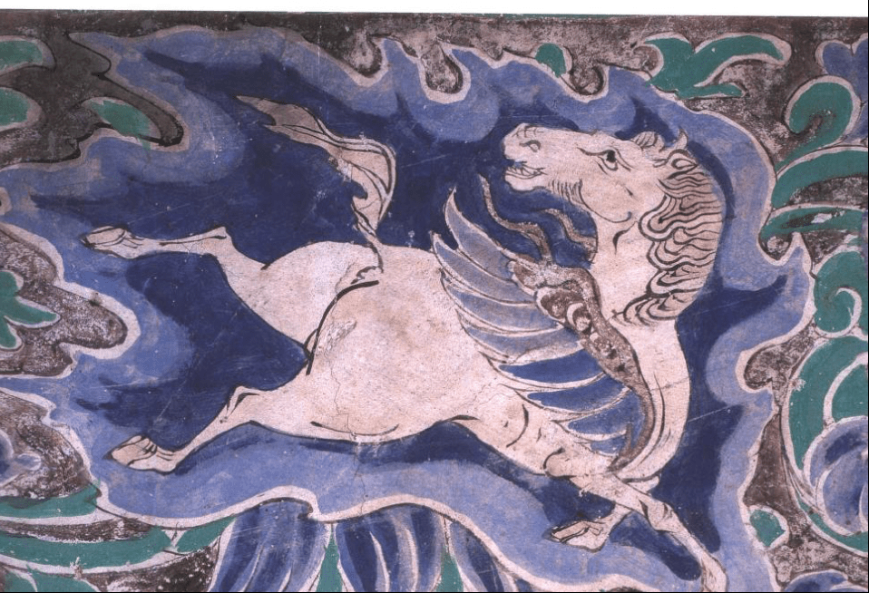 敦煌壁画中的天马_来源