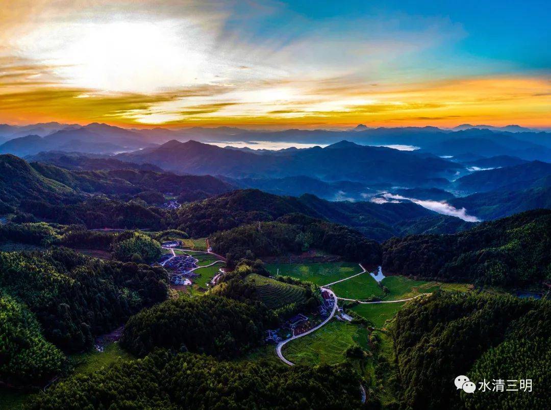 明溪秀美山水美如画