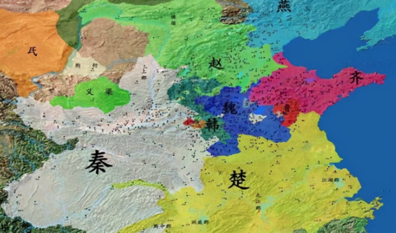 秦国人口和兵力_秦国和六国的地图(2)