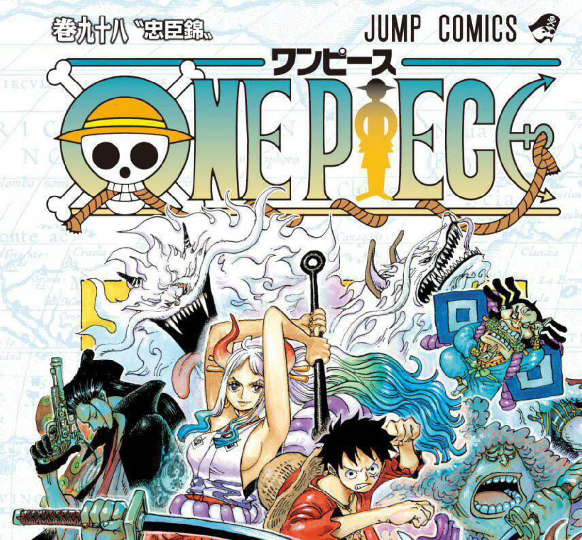 One Piece 98卷單曲封面公佈大河c 紅鞘九俠成為背景凱多被刪除 每日wow動漫