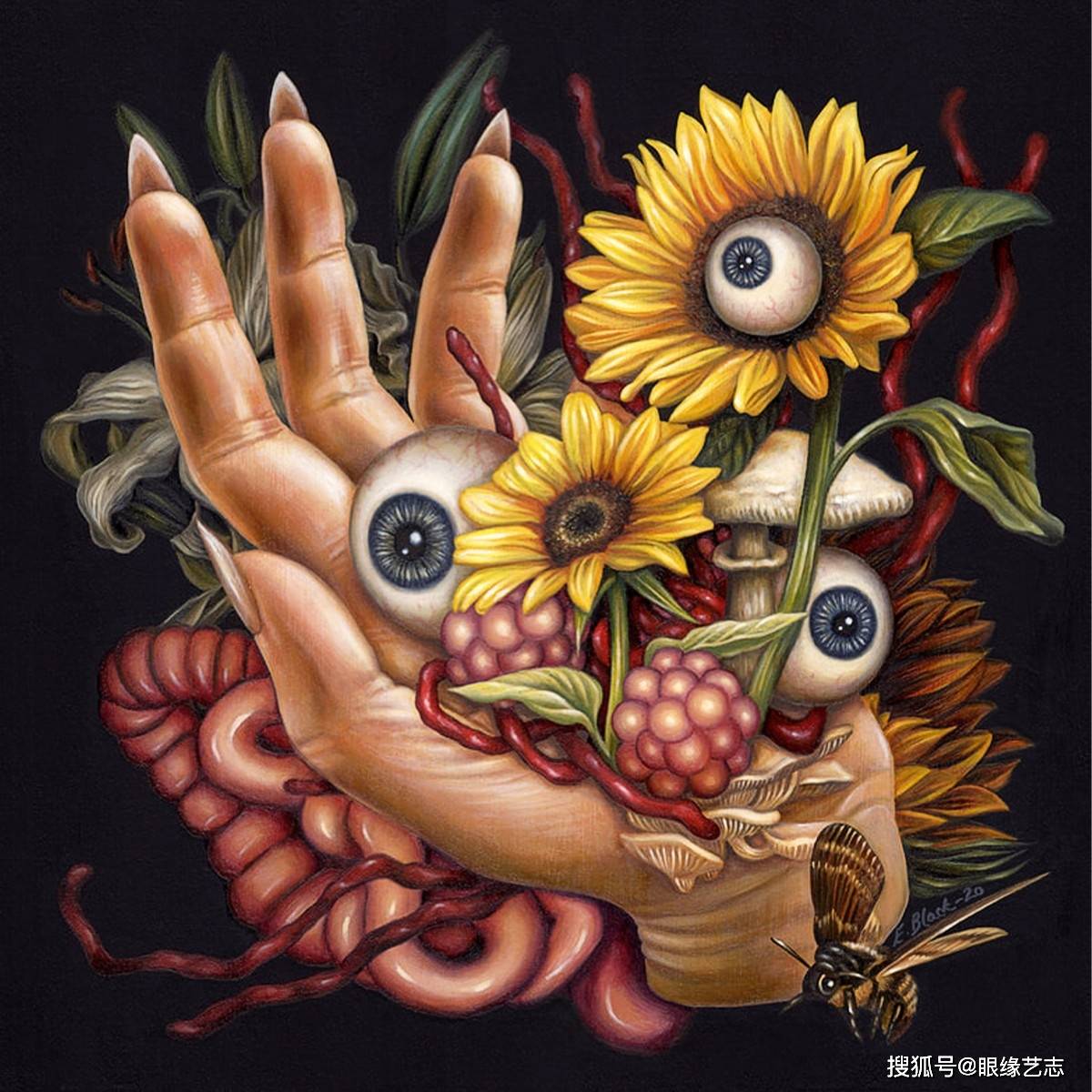 黑暗中的复合生命体:一个贪心的画家,一群虚无的赢家