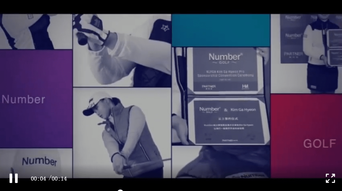 numbergolf签约韩国高球坛实力派选手金佳泫