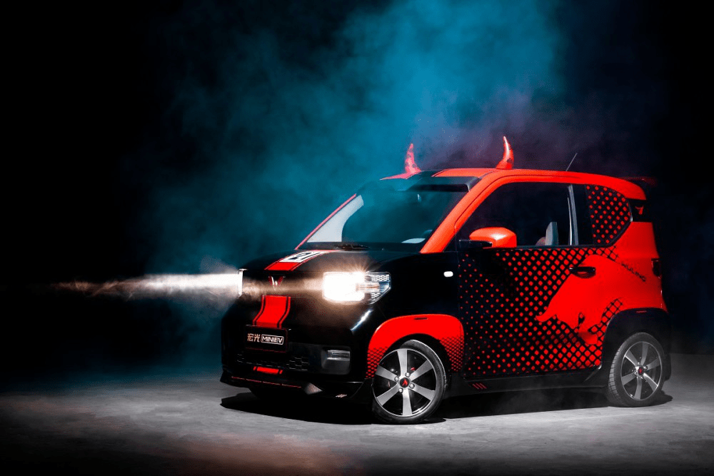 原厂改装车五菱宏光miniev小牛魔王你pick吗