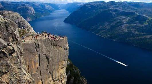 世界上“非常危险”的观景台，高604米没有护栏，就在挪威！