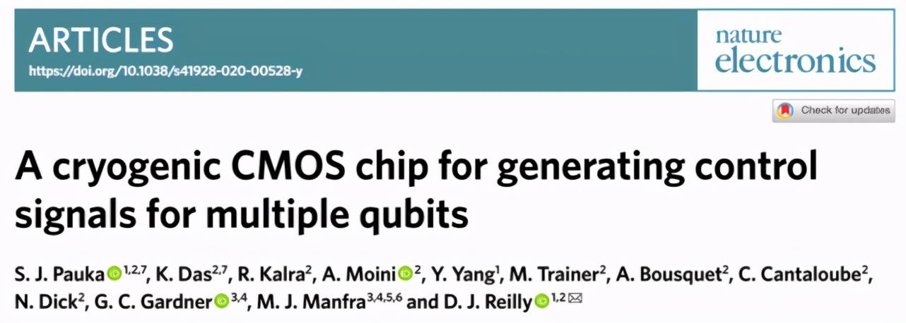 研究|微软发布低温量子控制平台：控制数千量子比特，研究登上自然子刊