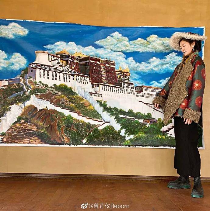 19岁一夜成名，却躲进西藏，被称为最美汉族唐卡女画师！