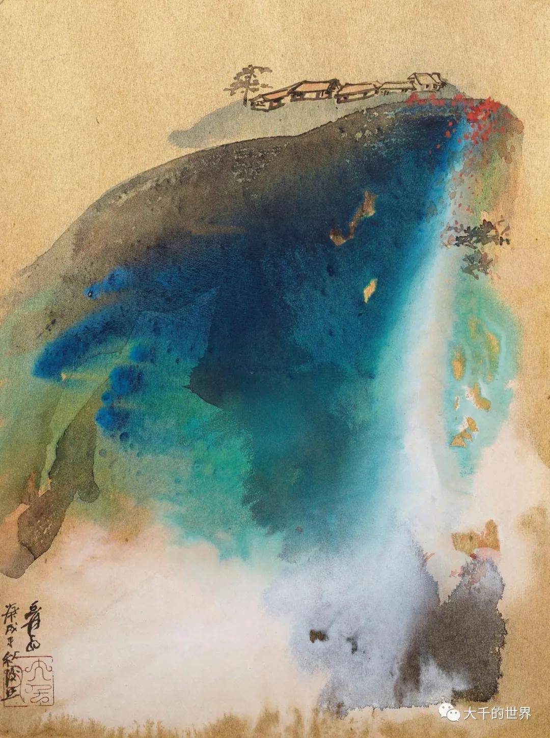 张大千1970年作品】书画拍卖集成_搜狐网