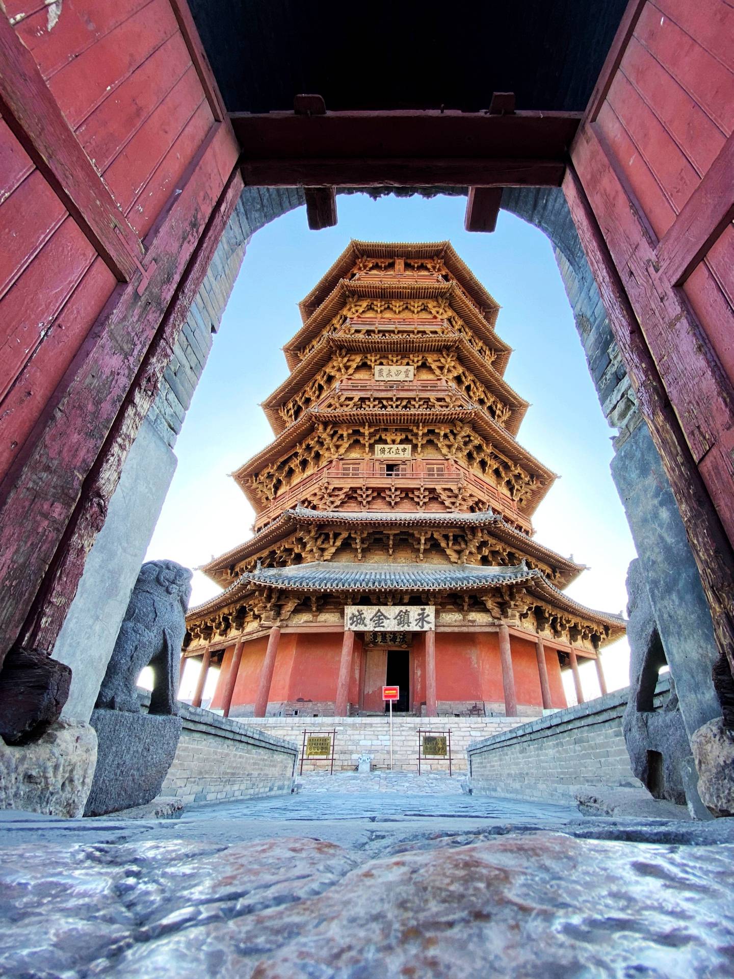 应县木塔，中国第一木结构建筑，再过35年就1000岁了