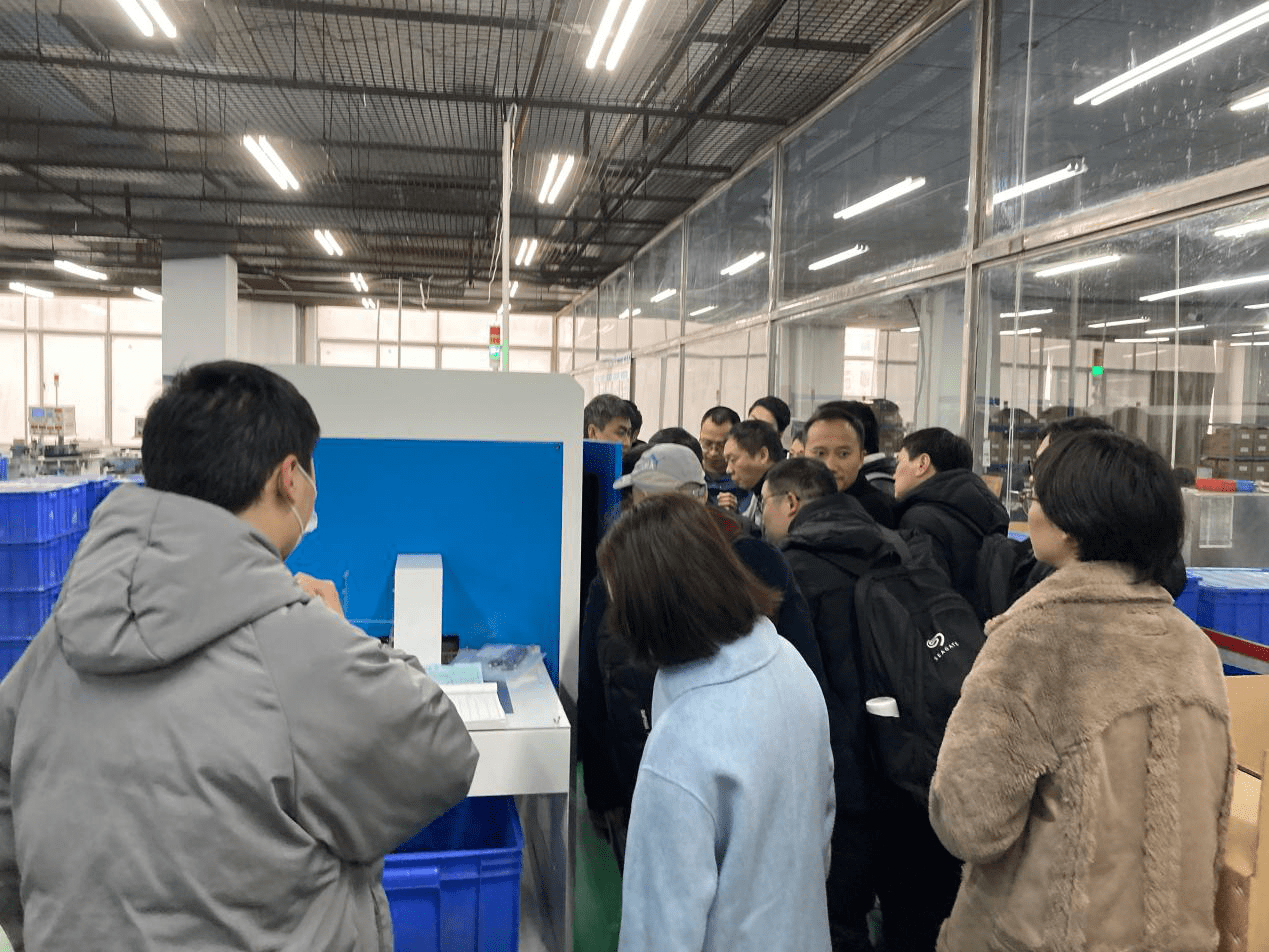 电容|益阳市领导给捷创电容外观检测机“点赞”！