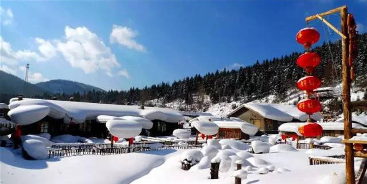 中国下雪最厚的地方，雪深可达2米，被称为中国雪乡！