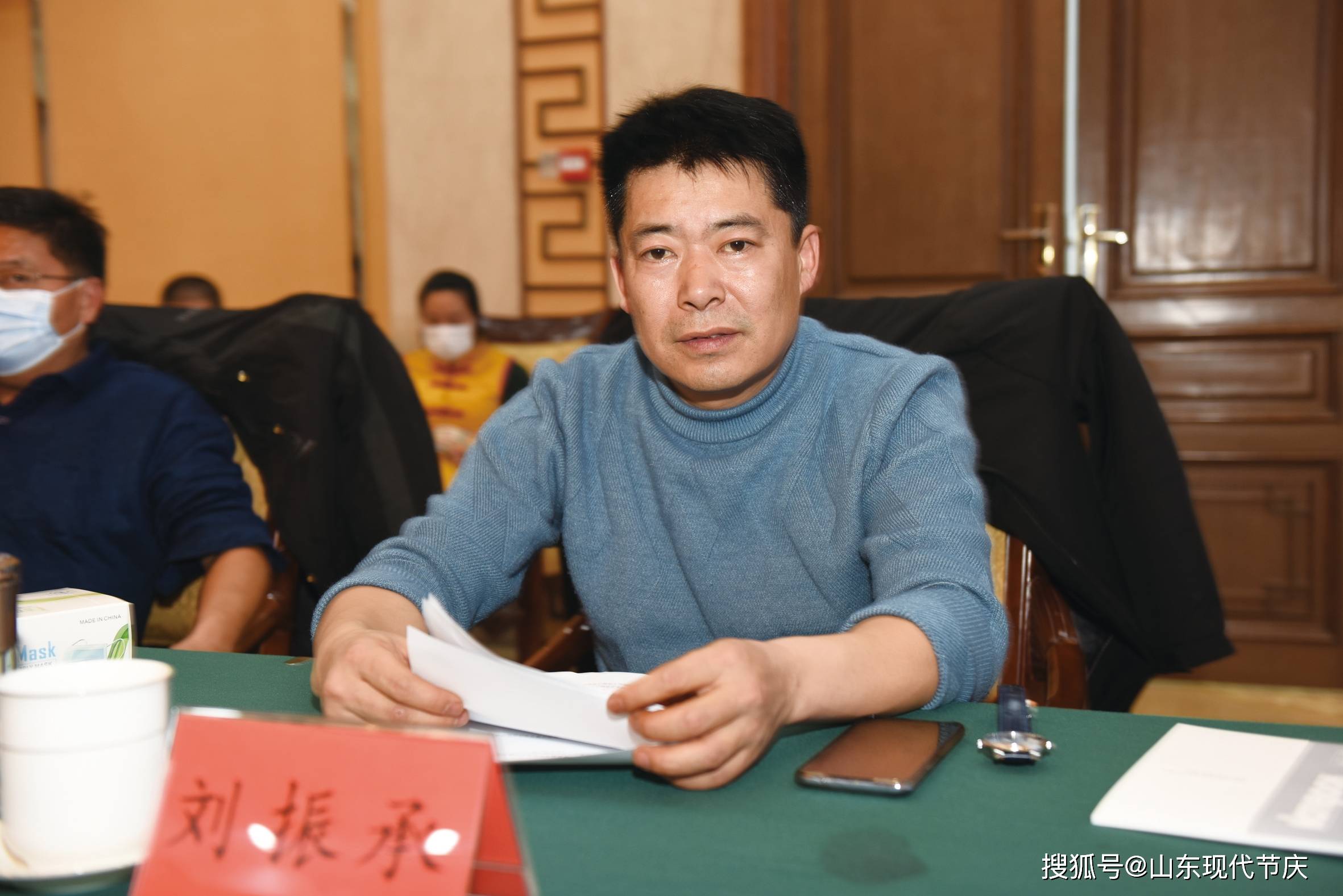 五莲县振承茶业专业合作社理事长刘振承淄博齐缘堂工艺品有限公司董事