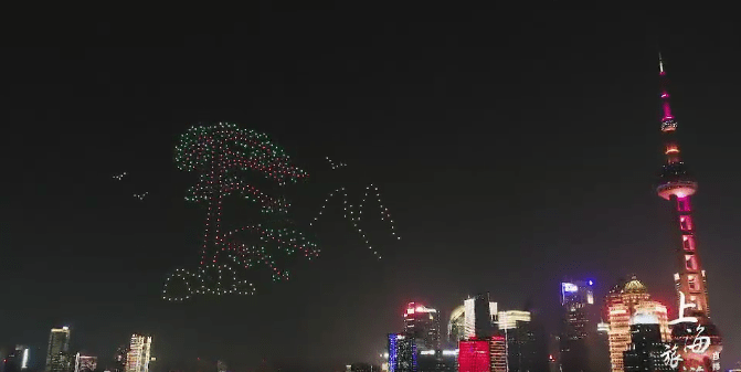 黄山精彩亮相上海旅游直播间·城市天幕秀