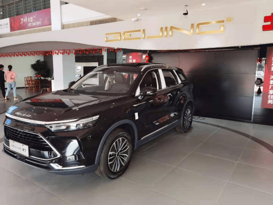 配置升级,性价比超高!北京汽车beijing-x7贺岁限量版到店实拍