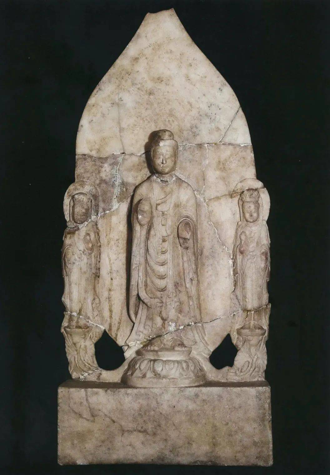 东魏武定四年 王妙造太子思惟单尊像及拓本