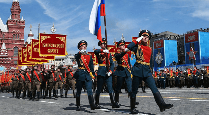 俄罗斯青年victory day图片