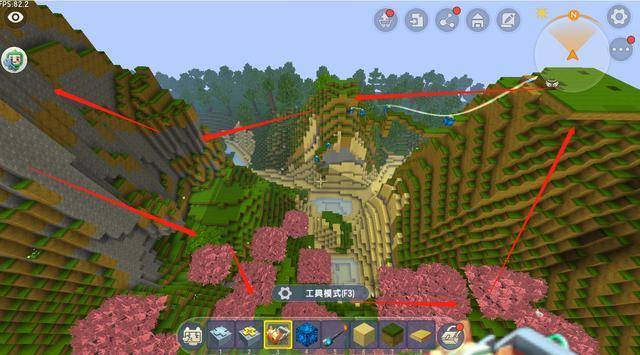 迷你世界：玩家打造陆地过山车，跨越三个山头，上车根本停不下来