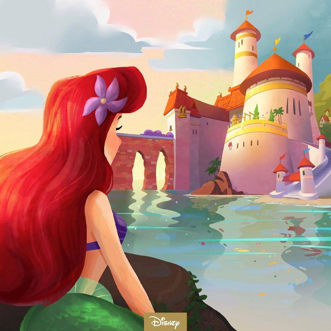 当你进入迪士尼公主的世界，爱丽儿是水上城堡，花木兰的世界更惊艳_爱丽儿公主