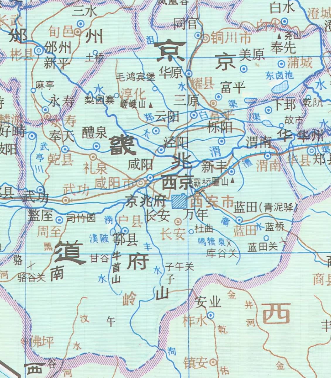 唐朝万年县地图图片