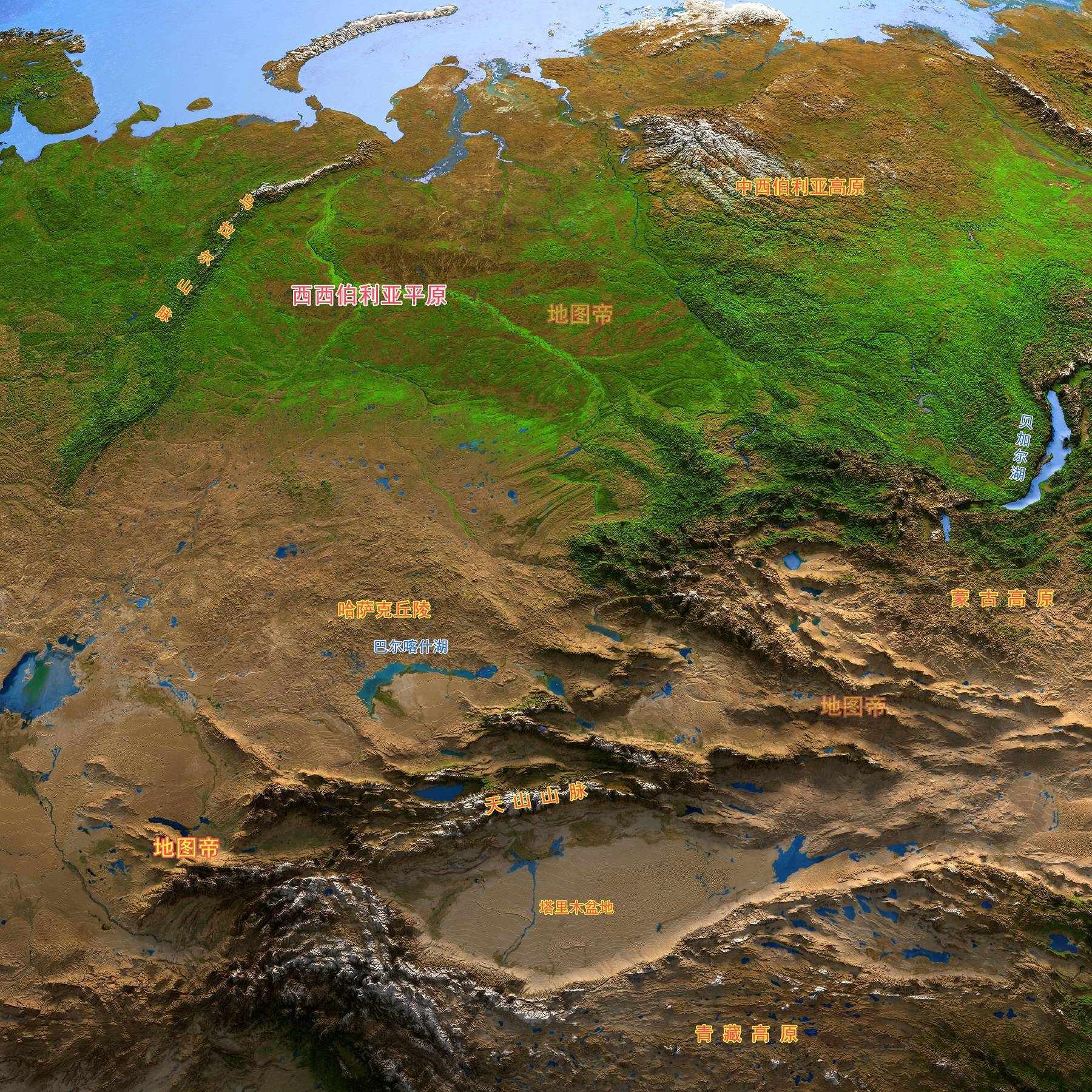 中央大平原地理位置图图片