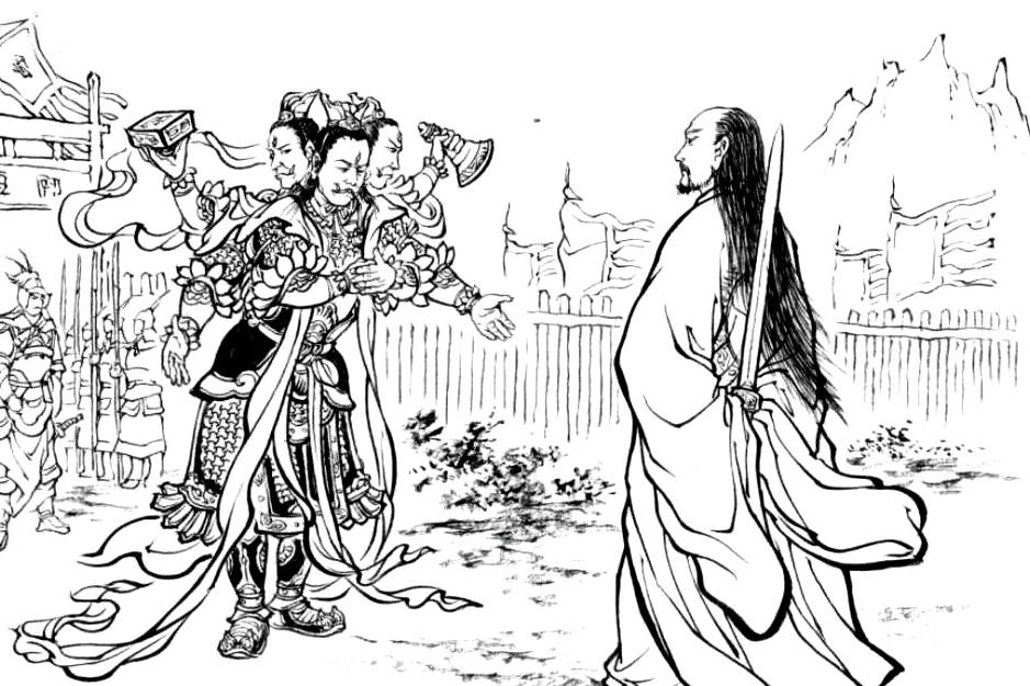 广成子听闻气得不轻,下山找殷郊问个明白.