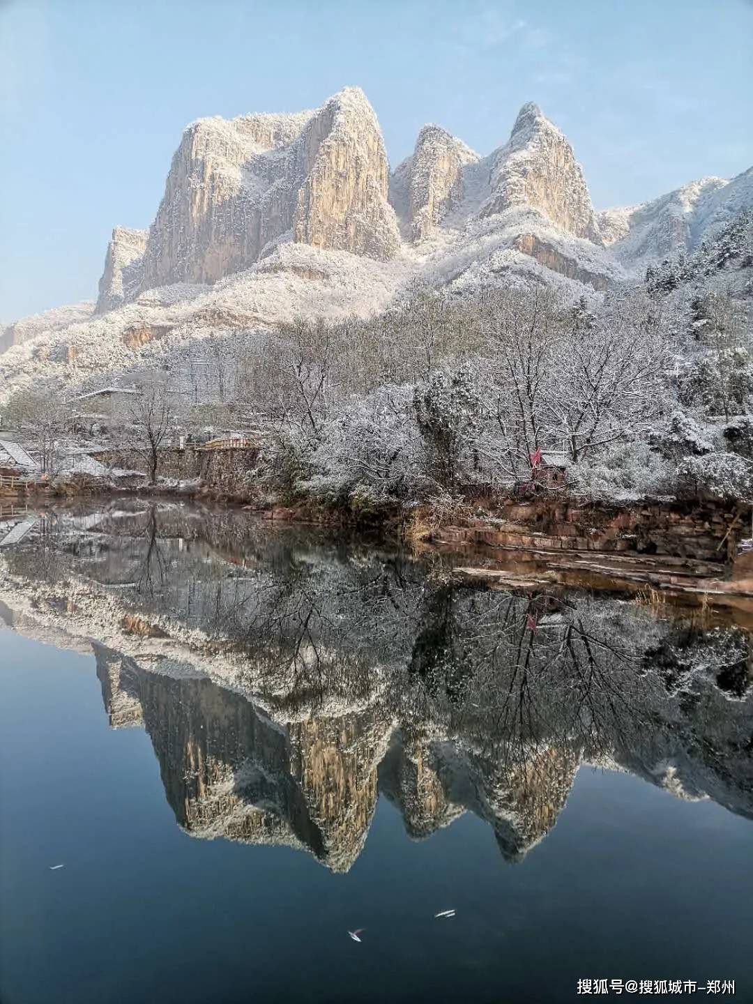 当春天遇上雪，一起来观赏新乡南太行旅游景区别样的美！(免票活动最后四天）