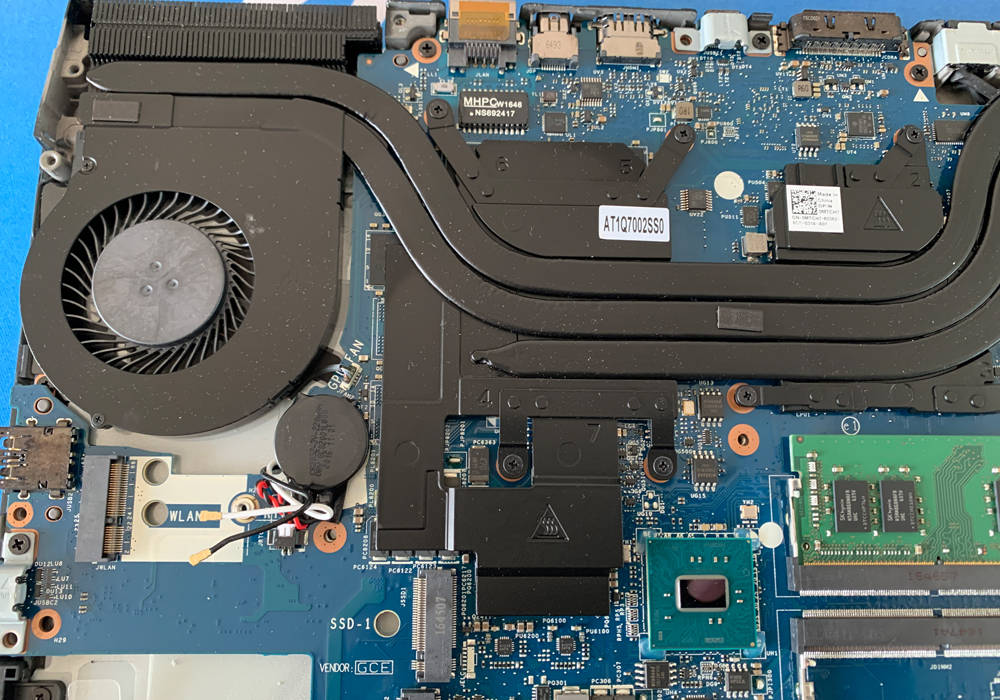 cpu爆降8度外星人13r3笔记本拆机九州风神ex750硅脂更换过程