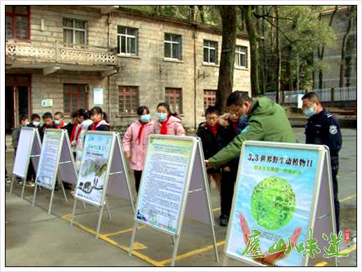 庐山景区：庐山自然保护区开展“世界野生动植物日”宣传活动
