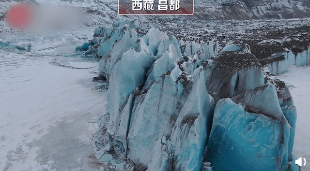 绝美！男子西藏发现蓝色古冰川，景象令人震撼