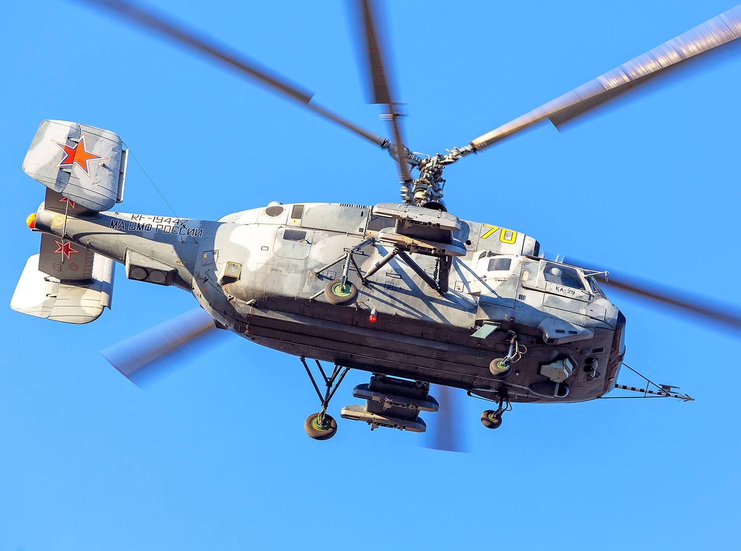 独具特色,火力比武直还强,卡-29不愧是一款经典的多用途直升机!_mm