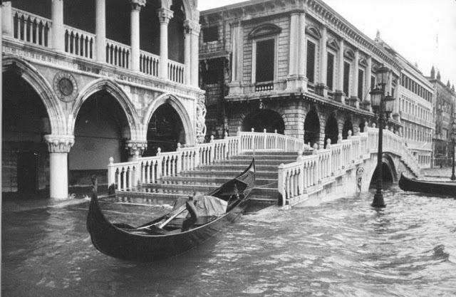 旧影拾记：1966年威尼斯大洪水敲响警钟，意大利水城会被淹没吗？