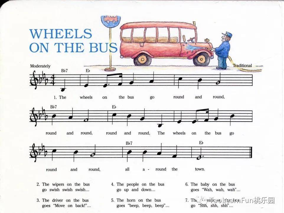 儿歌拓展thewheelsonthebus主题资源汇总