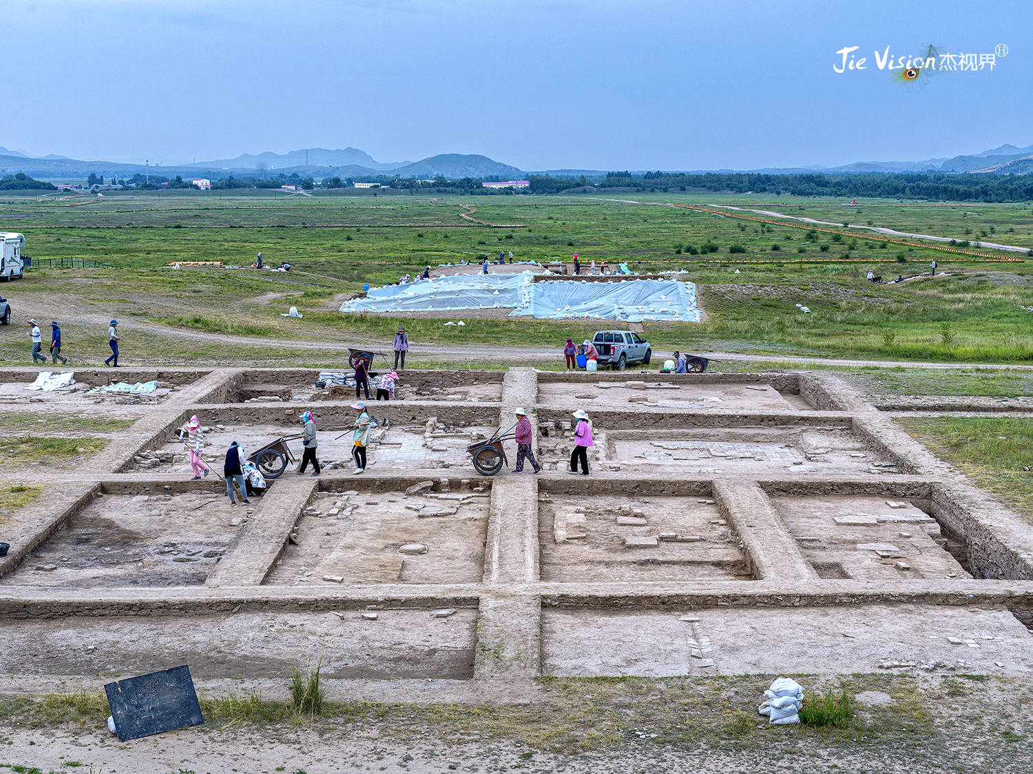 千年前的"首都"隐藏在县城中 考古现场探"辽都"遗迹 辽上京_契丹