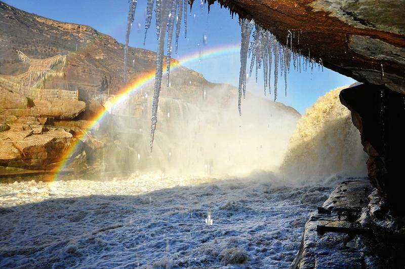 冬季的“黄河壶口瀑布”有哪些奇景？冰瀑玉壶不得不提！