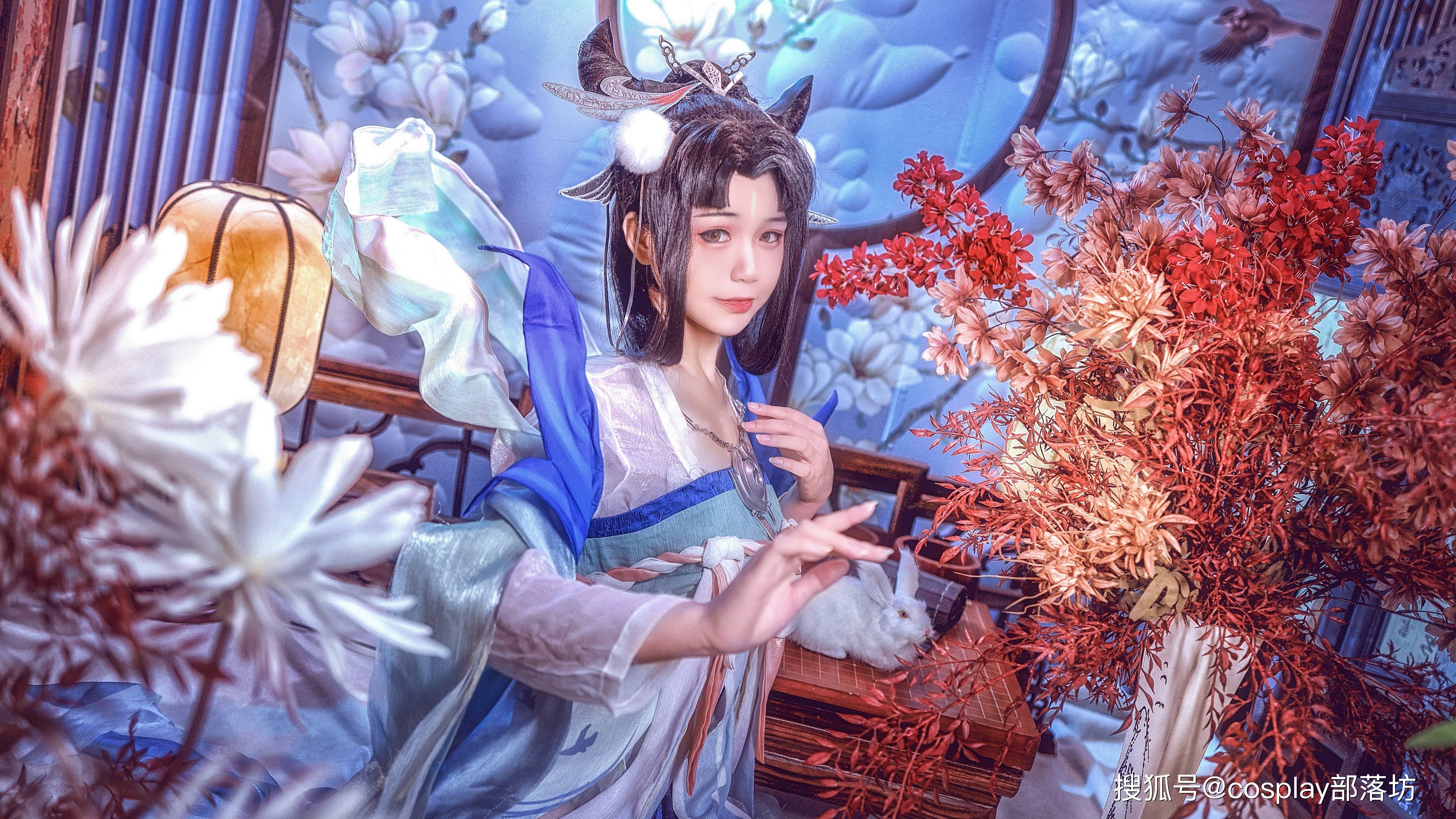 cos:王者荣耀嫦娥后羿如梦令cos正片@琴羽