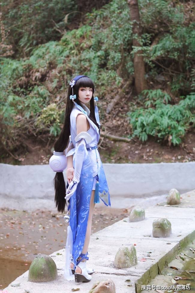 cos王者荣耀西施原皮cos正片啵酱