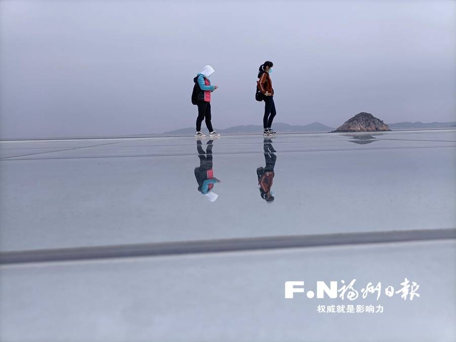 福州最大“天空之镜”建成:位于琅岐海边 占地300平方米