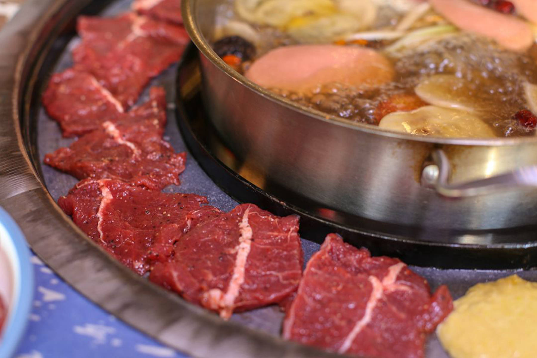 原创寻味广元牛肉涮烤一起吃主食小菜一应俱全好吃还实惠