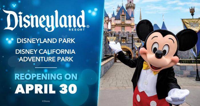 迪士尼乐园等计划4月30日有限的重新开放