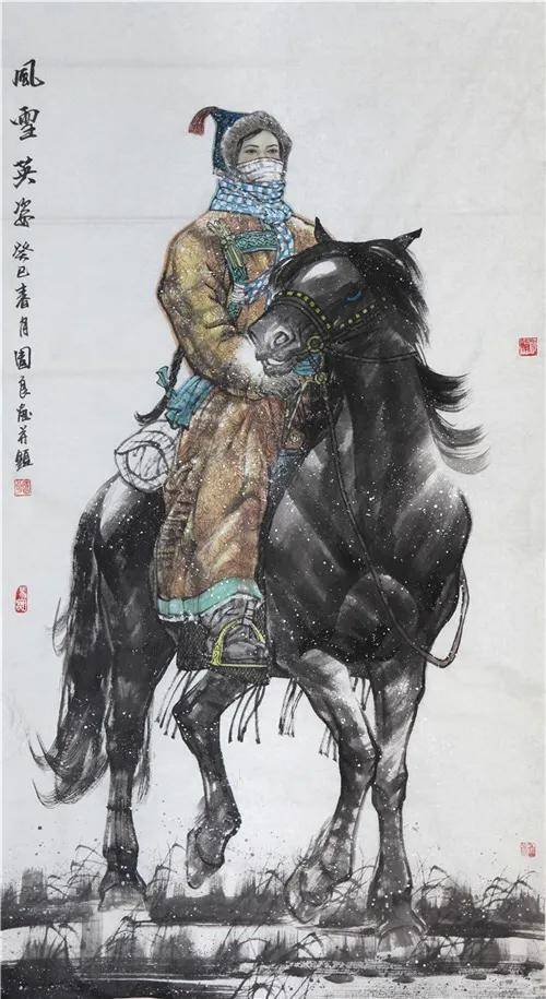 吴团良荣宝斋画院2021年春季鞍马人物画研究工作室
