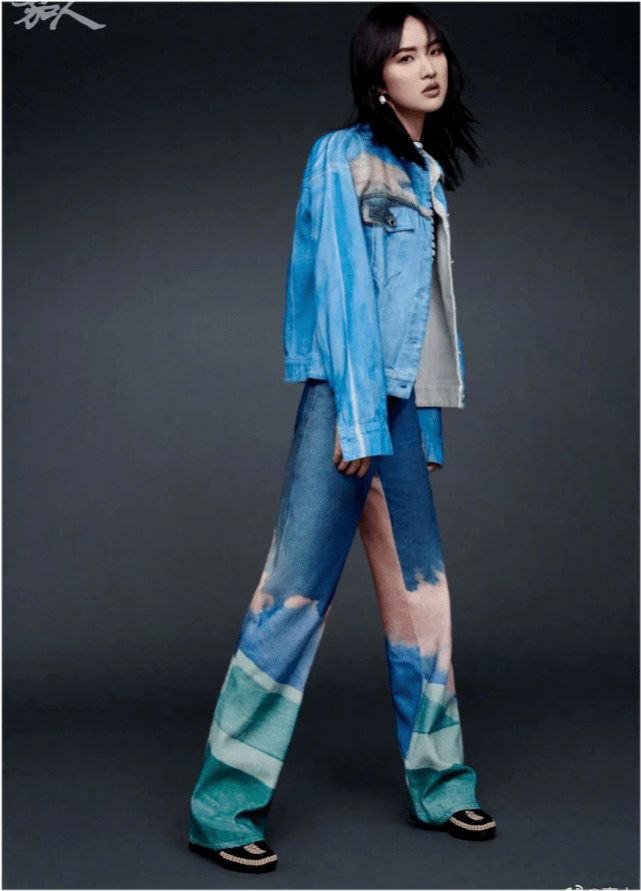 原创姚安娜又拍时尚大片眉毛太粗显凶相眼神表情宛如复制粘贴被吐槽丑